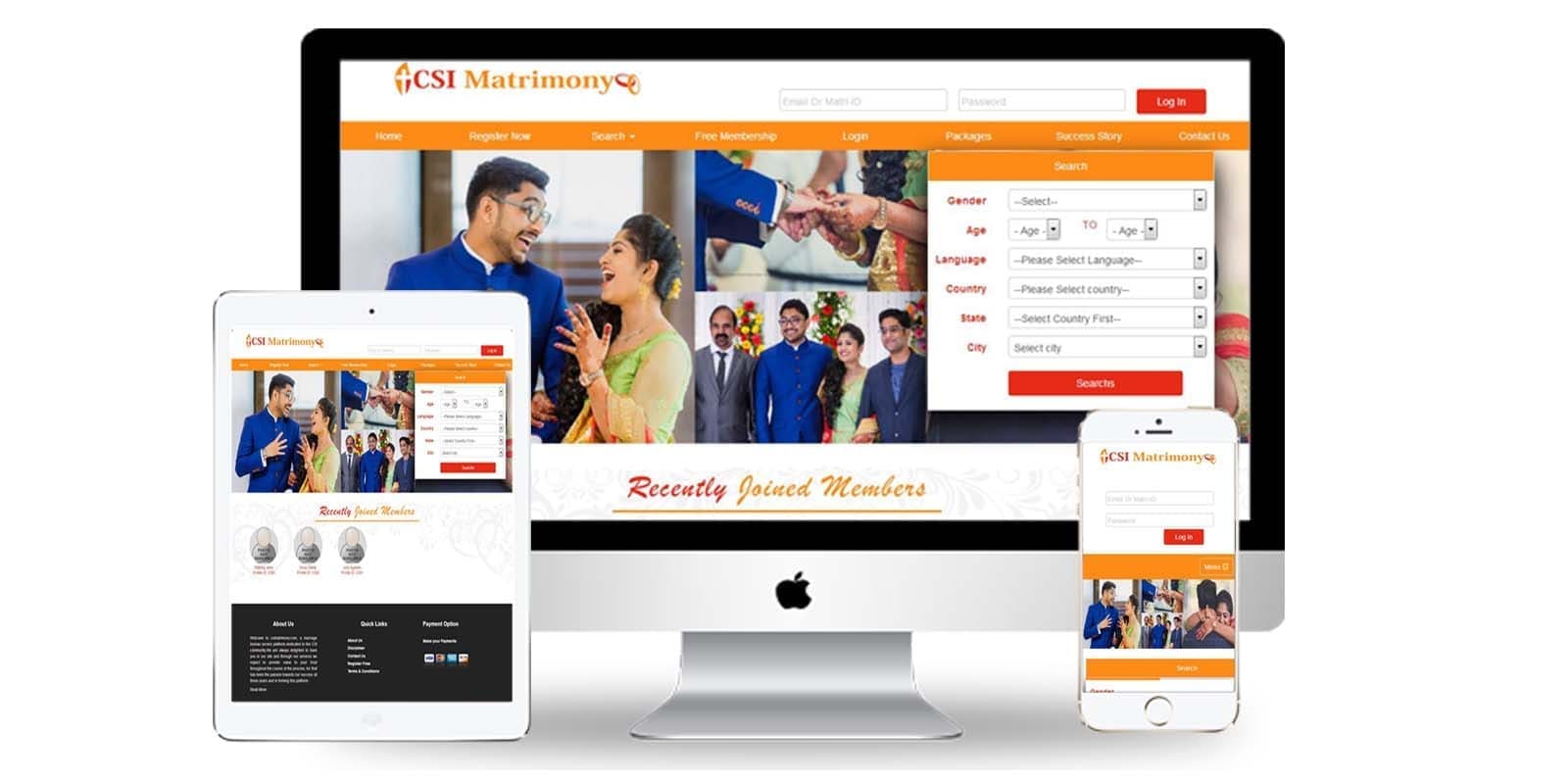 Wedding Matrimony Website + APP